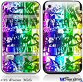 iPhone 3GS Skin - Rainbow Graffiti