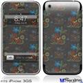 iPhone 3GS Skin - Flowers Pattern 07