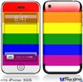 iPhone 3GS Skin - Rainbow Stripes