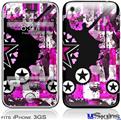 iPhone 3GS Skin - Pink Star Splatter