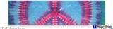 12x3 Bumper Sticker (Permanent) - Tie Dye Peace Sign 100