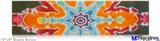 12x3 Bumper Sticker (Permanent) - Tie Dye Star 103