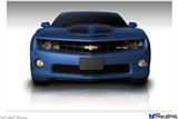 Poster 36"x24" - 2010 Chevy Camaro Aqua - Black Stripes