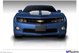 Poster 36"x24" - 2010 Chevy Camaro Aqua - White Stripes