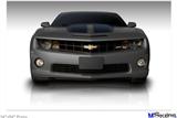 Poster 36"x24" - 2010 Chevy Camaro Cyber Gray - Black Stripes