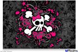 Poster 36"x24" - Girly Skull Bones