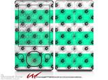 Kearas Daisies Stripe Sea Foam - Decal Style skin fits Zune 80/120GB  (ZUNE SOLD SEPARATELY)