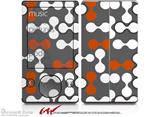 Locknodes 04 Burnt Orange - Decal Style skin fits Zune 80/120GB  (ZUNE SOLD SEPARATELY)