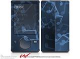 Bokeh Music Blue - Decal Style skin fits Zune 80/120GB  (ZUNE SOLD SEPARATELY)