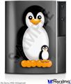 Sony PS3 Skin - Penguins on Black