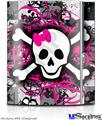 Sony PS3 Skin - Splatter Girly Skull