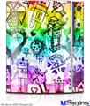 Sony PS3 Skin - Scene Kid Sketches Rainbow