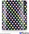 Sony PS3 Skin - Pastel Hearts on Black