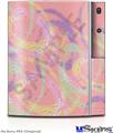 Sony PS3 Skin - Neon Swoosh on Pink