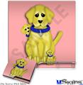 Decal Skin compatible with Sony PS3 Slim Puppy Dogs on Pink