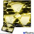 Decal Skin compatible with Sony PS3 Slim Radioactive Yellow