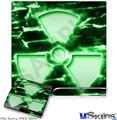 Decal Skin compatible with Sony PS3 Slim Radioactive Green