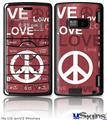 LG enV2 Skin - Love and Peace Pink