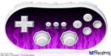 Wii Classic Controller Skin - Fire Flames Purple