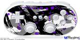 Wii Classic Controller Skin - Abstract 02 Purple