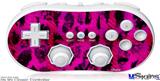 Wii Classic Controller Skin - Pink Distressed Leopard