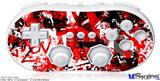 Wii Classic Controller Skin - Red Graffiti