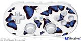 Wii Classic Controller Skin - Butterflies Blue