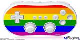 Wii Classic Controller Skin - Rainbow Stripes