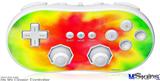 Wii Classic Controller Skin - Tie Dye