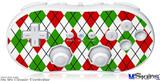 Wii Classic Controller Skin - Argyle Red and Green