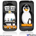 HTC Droid Eris Skin - Penguins on Black