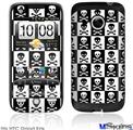 HTC Droid Eris Skin - Skull Checkerboard