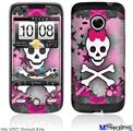 HTC Droid Eris Skin - Princess Skull Heart