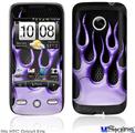 HTC Droid Eris Skin - Metal Flames Purple