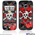 HTC Droid Eris Skin - Emo Skull Bones