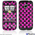 HTC Droid Eris Skin - Skull Crossbones Checkerboard