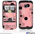 HTC Droid Eris Skin - Lots of Dots Pink on Pink