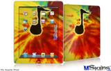 iPad Skin - Tie Dye Music Note 100