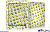 iPad Skin - Smileys on White