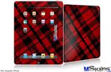 iPad Skin - Red Plaid