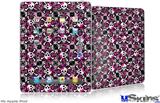 iPad Skin - Splatter Girly Skull Pink