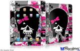 iPad Skin - Scene Kid Girl Skull