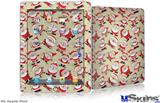 iPad Skin - Lots of Santas