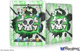 iPad Skin - Cartoon Skull Green