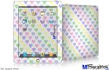 iPad Skin - Pastel Hearts on White