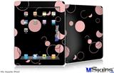 iPad Skin - Lots of Dots Pink on Black