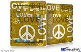 iPad Skin - Love and Peace Yellow