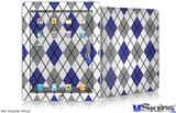 iPad Skin - Argyle Blue and Gray