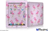 iPad Skin - Flamingos on Pink