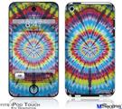 iPod Touch 4G Decal Style Vinyl Skin - Tie Dye Swirl 100